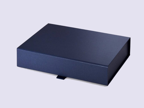 Navy Blue A4 Shallow Gift Boxes