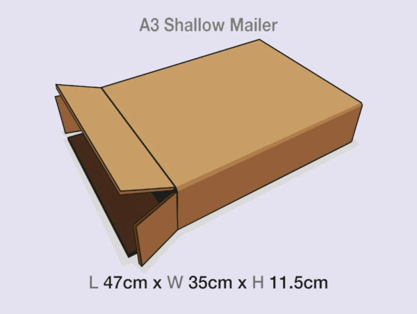 A3 Shallow Gift Box Mailing Cartons