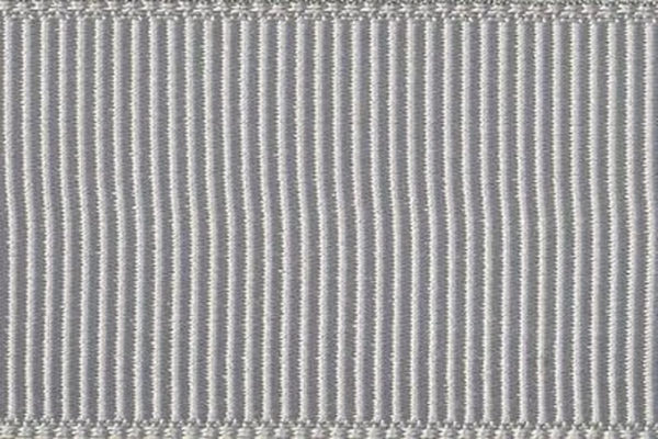 Silver Grey 80cm Grosgrain Ribbon