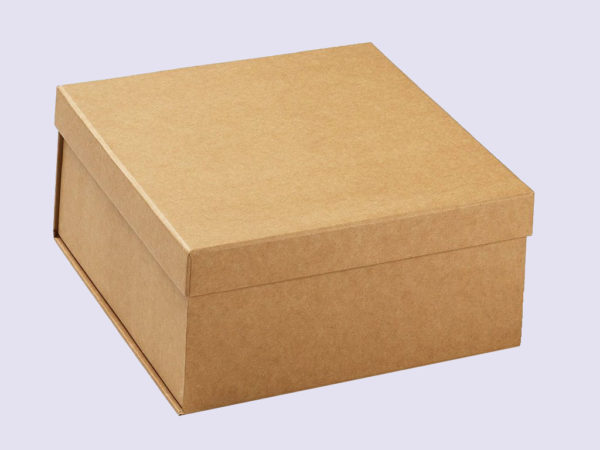 Natural Kraft Medium Lift Off Lid Folding Gift Boxes