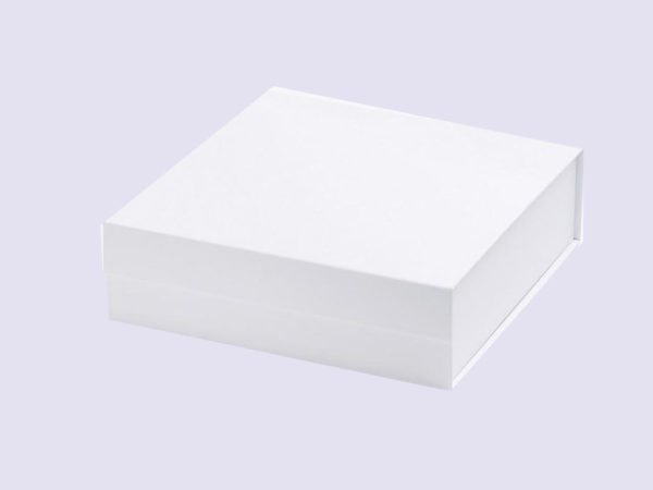 White Medium Gift Boxes no ribbon