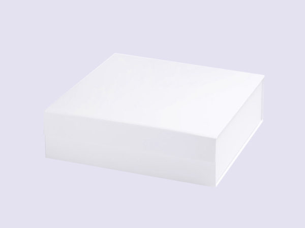 White Large Gift Boxes no ribbon