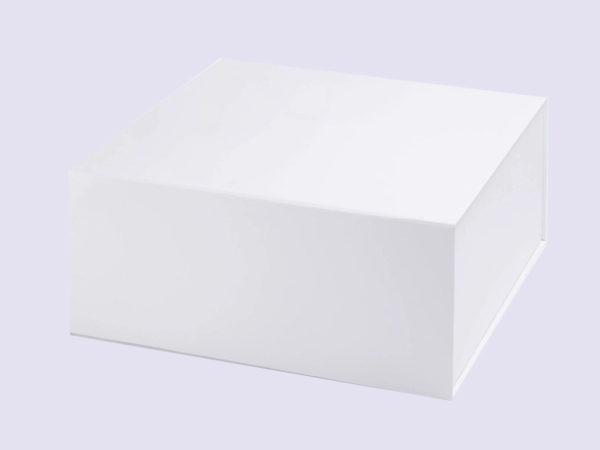 White XL Deep Gift Boxes no ribbon