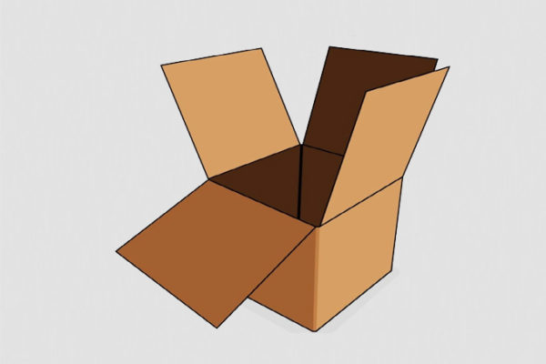 Small Cube Gift Box Mailing Cartons