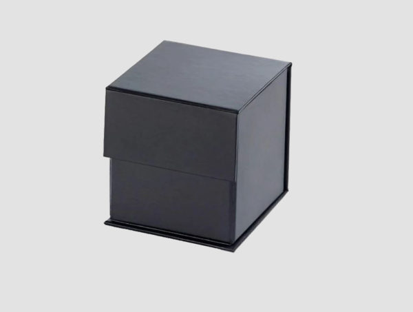 Black Small Cube Gift Boxes no ribbon
